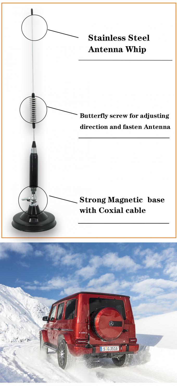 Höhenqualität 27Mhz magnetische niedrige COLUMBIUM-Antenne im Freien