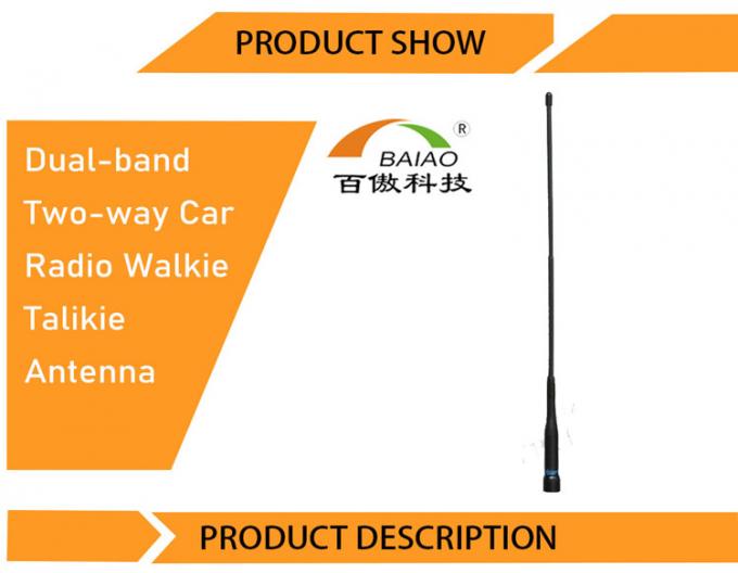 Funksprechgerät-Gummiantenne 144/430Mhz, flexibler weicher Whip Two Way Radio Antenna