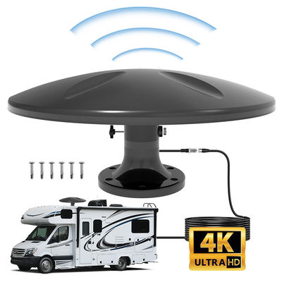 Smart-TV-Aerial 360-Grad-Empfangssignal für Camping, Digital Campervan Wohnmobil Lastwagen Reisetantenne Fernseher RV HDTV Antenne