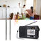 7 Abschnitte Teleskopische 74cm AM FM Antenne Portable Radio Antenne kompatibel mit Indoor Portable Radio Home Stereo Receiiv