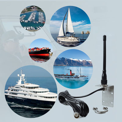 Stubby VHF Marine Antenne Aerial 156-163Mhz Walkie-Talkie Antennen für Boote Pontoon Segelboot Yacht Marine Radios