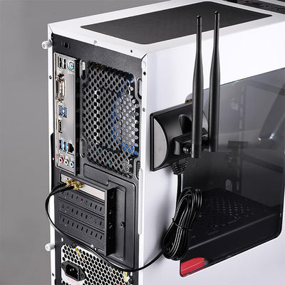 2.4GHz 5GHz Dual Band Aerial Wireless WiFi Kommunikation Antenne SMA Magnetbasis für PCI-E Netzwerkkarte USB-Adapter Router
