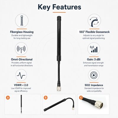 CS Taktische Antenne 433-510MHz Hochleistungs-Funkantenne für UV-K5 UV-K58 UV-K6 und andere Handfunkgeräte