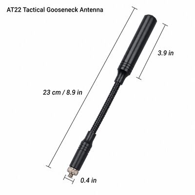 Taktische Bumerang-Antenne, Dualband 144/430MHz tragbare Amateurfunkantenne mit optionaler SMA-Schnittstelle