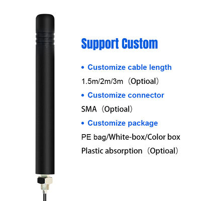 Neues Design Außen IP68 wasserdicht Schraubverbindung Antenne Hochverstärkung 5G 4G LTE GSM 3G Vollband Omni-Zelluläre Antenne Gummi