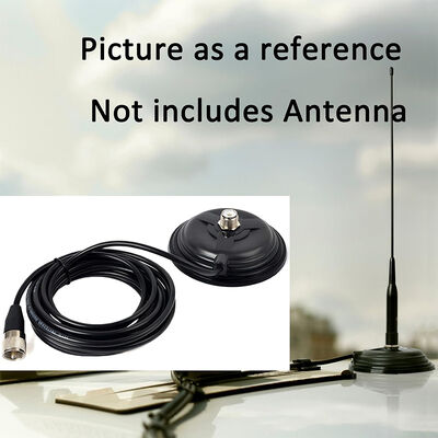 11 cm große Saugkugel Auto-Radio-Antenne Magnetenbasis, 30,8 lbs hohe Zugkraft Magnet Mount für VHF UHF HF Ham Radio-Antennen