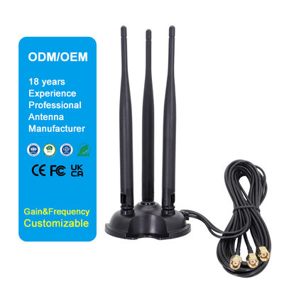 2,4G 5,8G Dualband Omni-Hochgewinn-WLAN-Antenne, 8dBi Omni-Antenne für WLAN-Router und Wireless-Netzwerkkarten