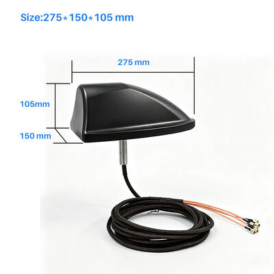 High Performance 5G LTE WiFi 6-in-1 Combo Antenna Outdoor Waterproof Screw Mount Vehicle Antenna with SMA Connector
