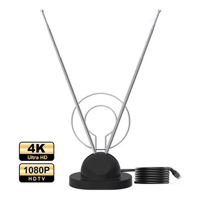 TV-Antenne für Innenräume mit hoher Verstärkung hf/vhf/uhf Antenne für Mehrband 4k kostenloses digitales Teleskop Aerial Signal Booster Digital Home TV Antenne