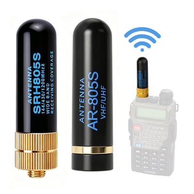 2,15 dBi VHF-UHF-Antenne mit hoher Verstärkung, langlebige Dualband-Handfunkantenne für Walkie-Talkie im Freien